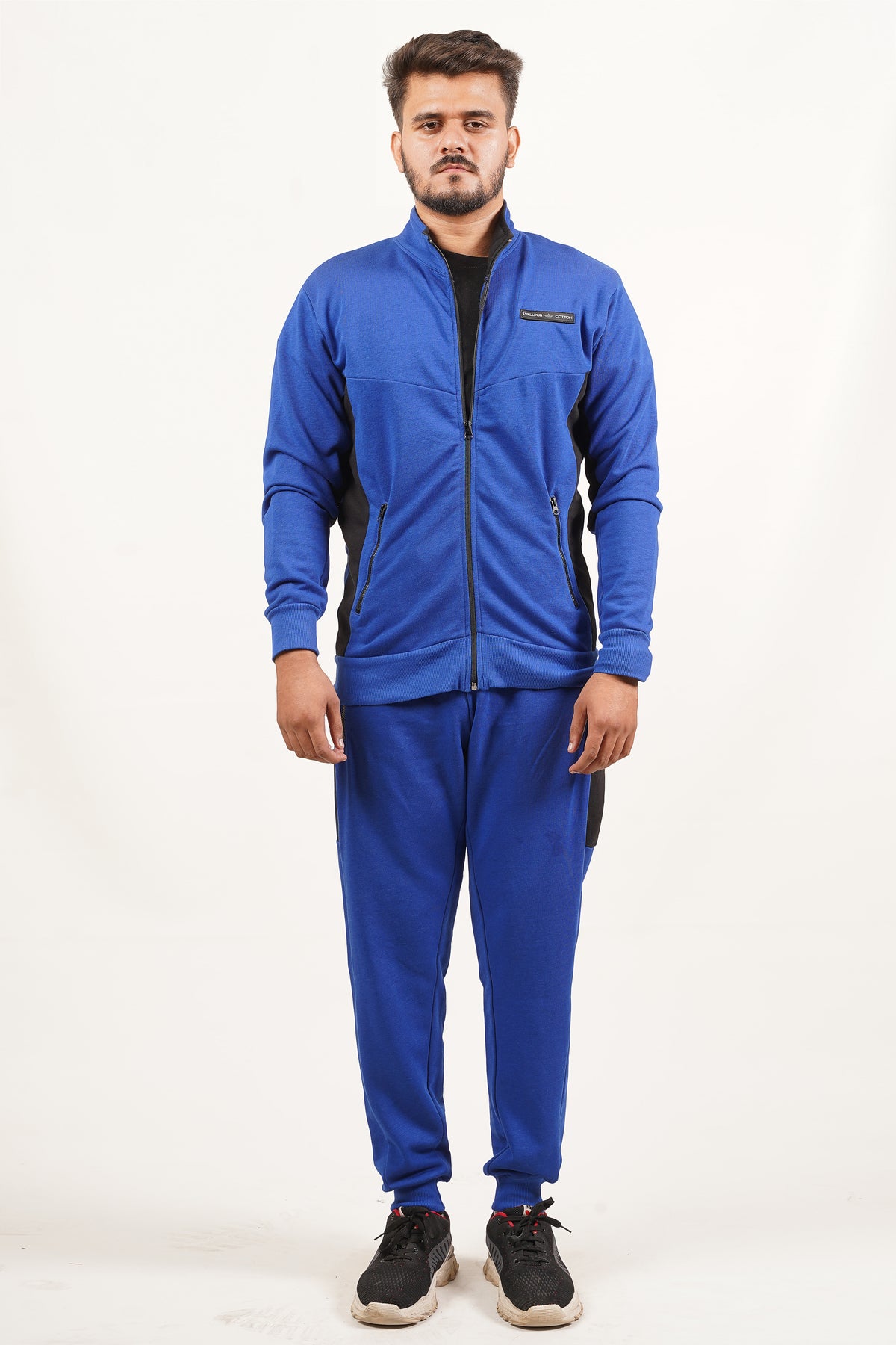 Royal Blue/Black Zipped Track Suit