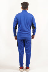 Royal Blue/Black Zipped Track Suit