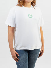 ROUND NECK GLOW PRINTED TEE-W21