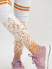 PRINTED WHITE LEGGINGS-W09