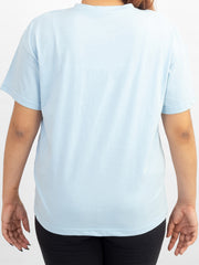 ROUND NECK GLOW PRINTED TEE-W20