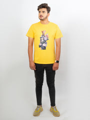 ROUND NECK PRINTED TEE-M23