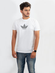 ROUND NECK PRINTED TEE-M33