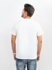 ROUND NECK PRINTED TEE-M35