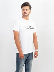 ROUND NECK PRINTED TEE-M35