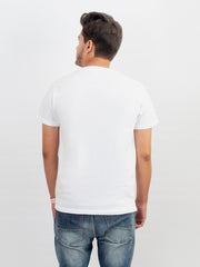 ROUND NECK PRINTED TEE-M34