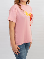 ROUND NECK PRINTED TEE-W26