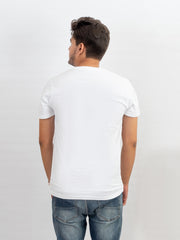 ROUND NECK PRINTED TEE-M33