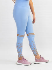 PRINTED SKY BLUE LEGGINGS-W08