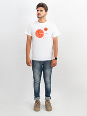 ROUND NECK PRINTED TEE-M22