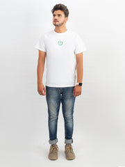 ROUND NECK GLOW PRINTED TEE-M39