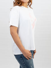 ROUND NECK GLOW PRINTED TEE-W23