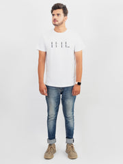 ROUND NECK PRINTED TEE-M34