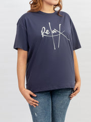 ROUND NECK PRINTED TEE-W25