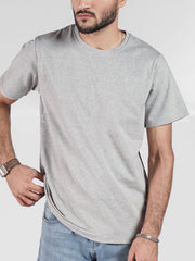 ROUND NECK SOLID TEE-M02