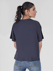 ROUND NECK SOLID TEE-W02