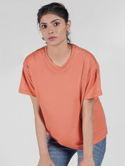 ROUND NECK SOLID TEE-W06