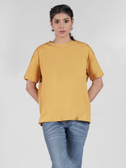 ROUND NECK SOLID TEE-W05