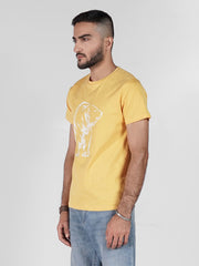 ROUND NECK GLOW PRINTED TEE-M21