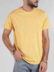 ROUND NECK SOLID TEE-M06