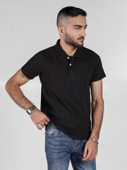 POLO SOLID BLACK-M01