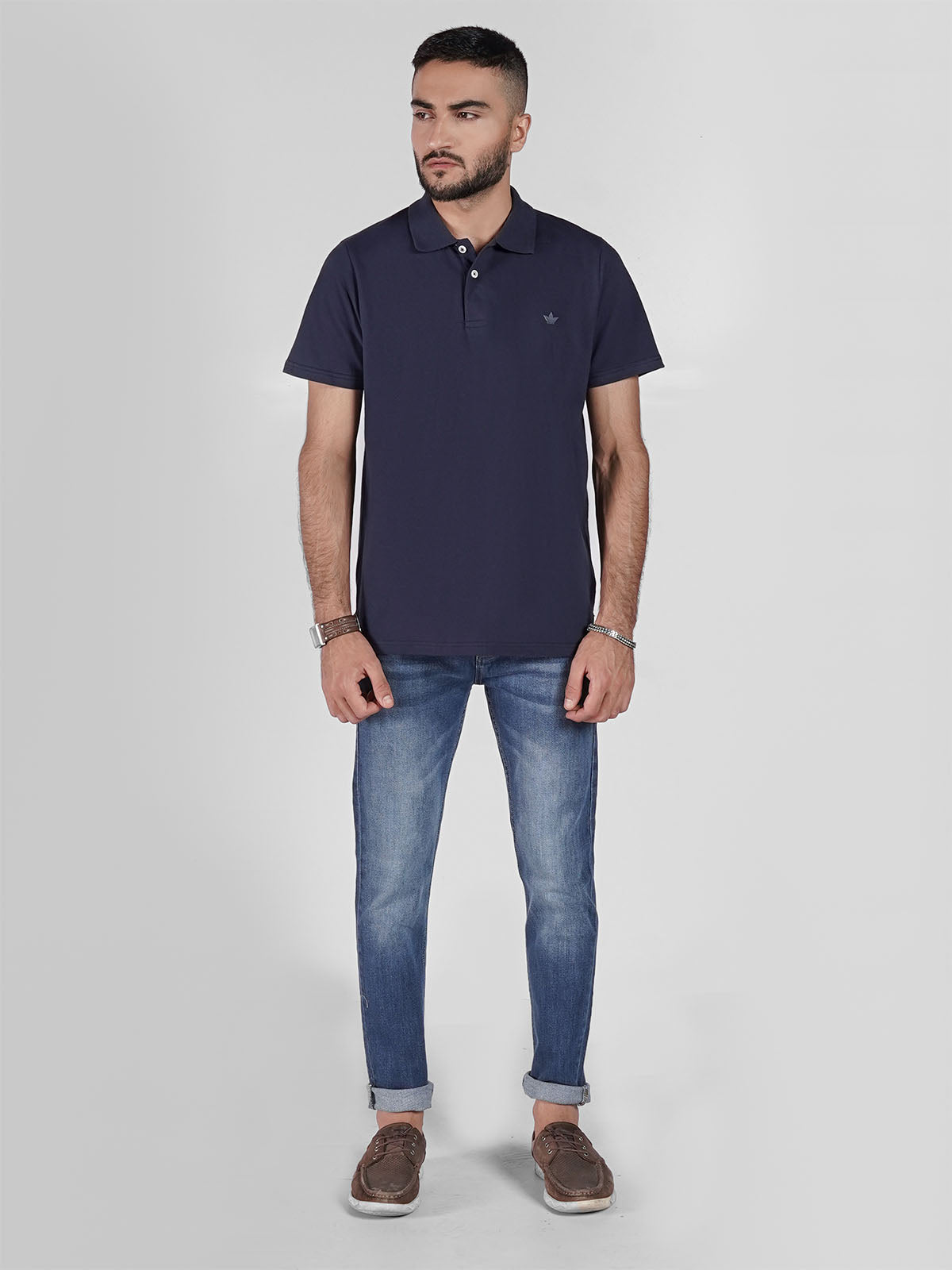 POLO SOLID BLUE-M03