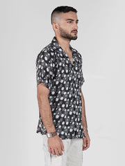 CUBAN COLLAR CASUAL SHIRT-M05